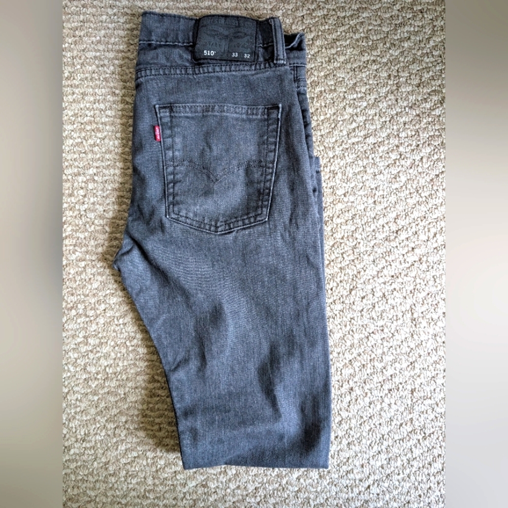 Men's Gray 510 Levi's Jeans